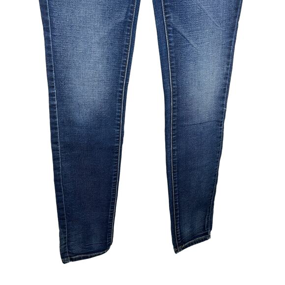 Silver Jeans Aiko Skinny Size 25 0 Dark Wash Mid-Rise Basics Emo Grunge - Picture 5 of 13